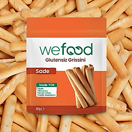 Wefood Glutensiz Sade Grisini (40 gr)