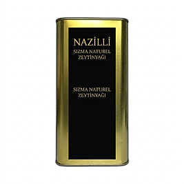 Aydın Doğal Soğuk Sıkım Naturel Sızma Zeytinyağı (5 Litre Teneke)