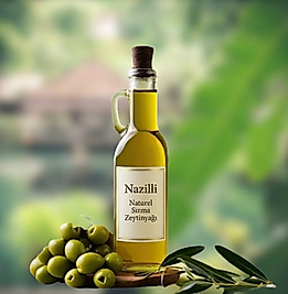 Aydın Doğal Soğuk Sıkım Naturel Sızma Zeytinyağı (1 Litre)
